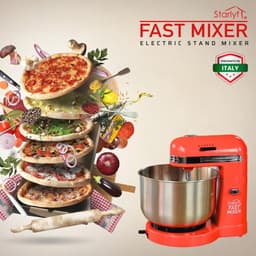 Snelle Elektrische Keukenmixer met 5 Snelheden - Voor Eenvoudig Bakken en Kneten - Gemakkelijk Schoon te Maken — thumbnail 3