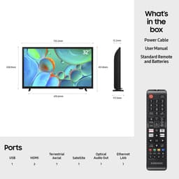 Samsung UE32H5000FKXXU - 32 inch - HD Ready LED - 2025 - Buitenlands model — thumbnail 4