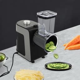Elektrische Groentesnijder 1000 W – Keukenmachine met 10 Roestvrijstalen Messen – Spiraalsnijder voor Groenten en Fruit — thumbnail 2