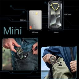 CUBOT Kingkong mini 4 Robuuste Smartphone - 16GB RAM - 128GB ROM - 4700mAh - 4.7 inch - IP68/IP69K - Android 15 - NFC - GPS - Groen — thumbnail 2