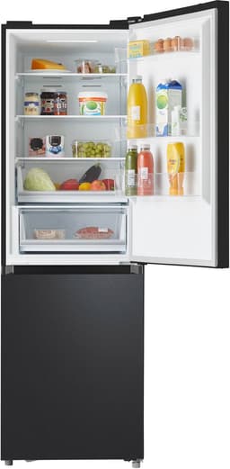 Inventum KV1851B No Frost energiezuinige koel-vriescombinatie - 185cm hoog - 334L - Zeer stil: 35 dB - Superkoelen - Supervriezen - Vrijstaand - Zwart — thumbnail 3