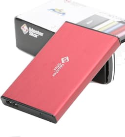 Draagbare Externe Harde Schijf USB 3.0 Supersnel 2.5 inch Geheugenopslag Laptop 160GB Rood — thumbnail 1