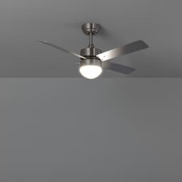 Stille plafondventilator 107 cm met gelijkstroommotor en LED-verlichting – 6 snelheden, omkeerbare functie, dimbare verlichting met drie kleurtemperaturen, afstandsbediening met timer — thumbnail 3