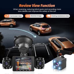 Dashcam 1080P Auto Camera met 2.4'' IPS Scherm en 170° Groothoek — thumbnail 2