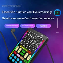 Ynkkvre -Handheld Voice Changer met 8 Stemmodi & 8 Geluidseffecten – Plug & Play Stemvervormer voor Gaming, Streaming en PC/Smartphone (3.5 mm) — thumbnail 5