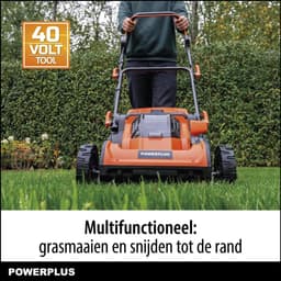 Powerplus Dual Power accu grasmaaier POWDPG75611 - 40 V, 430 mm Ø grasmachine, met grasopvangsysteem en achteruitworp — thumbnail 3