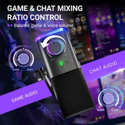 FIFINE AM9 - Gaming Microfoon Dynamische - Podcast Streaming PC PS4 PS5 - Ruisonderdrukking - Touch Mute Knop - USB RGB - Zwart — thumbnail 5