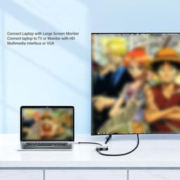 USB naar HD Adapter - Video Converter - Scherm Uitbreiding - Hoge Snelheid Gelijktijdig - 17x10x3cm — thumbnail 2