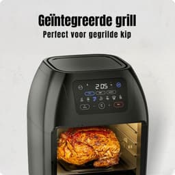 SAVI® Heteluchtoven - Oven - Airfryer Oven - Zwart - 31cm x 30cm x 37cm — thumbnail 4