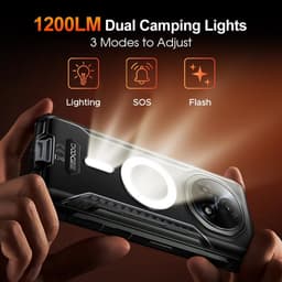 DOOGEE Fire 5 Ultra Robuuste Smartphone - 36GB RAM 256GB ROM - Gemini AI - 13000 mAh - IP68/IP69K Outdoor telefoon - 6,6 inch 90 Hz - Android 16 - NFC GPS - Oranje — thumbnail 2