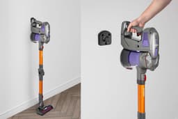 Hyundai Premium Steelstofzuiger Draadloos – Krachtig & Lichtgewicht – 40 min Accu – Knikstang – Flexibele stang - Voor Dierenharen, Tapijt & Harde Vloeren – Zakloos – Led verlichting - Inclusief Accessoires - Rainbow — thumbnail 3