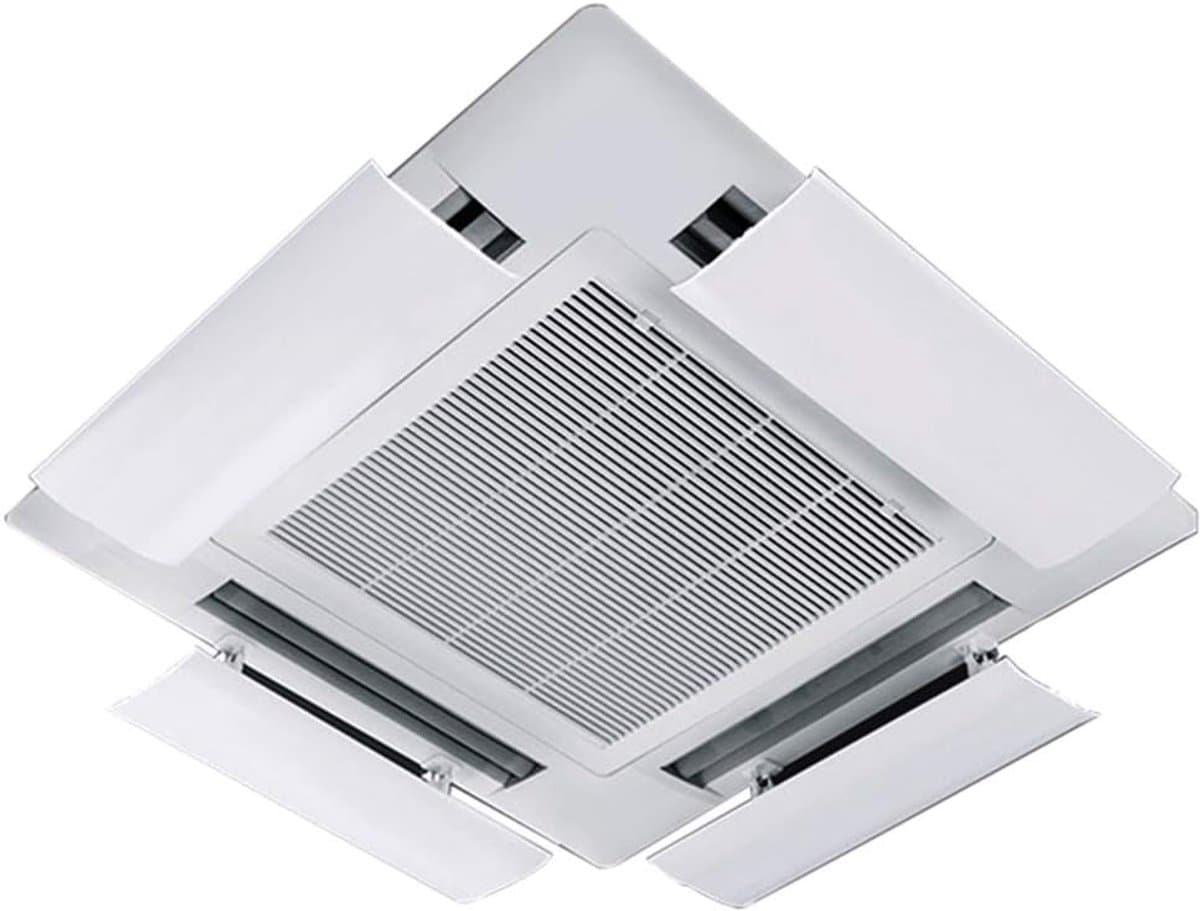 Airco Deflector - Hoek Verstelbaar - Koude Lucht Verspreiden - Condensatie Voorkomen - 3 Maten Beschikbaar - Wit — afbeelding 1