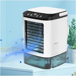 Persoonlijke Koeler - Draagbare Airco - Persoonlijke Verkoeling - 3 Snelheden Water Tank - Compact Ontwerp - Wit — thumbnail 1