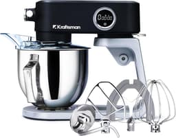 Volledig metalen keukenmachine met 8 snelheden en timerfunctie – ideaal voor elke baksessie — thumbnail 1