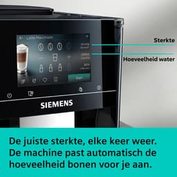 Siemens EQ700 iAroma TP723E09 - Volautomatische espressomachine - Piano zwart — thumbnail 2