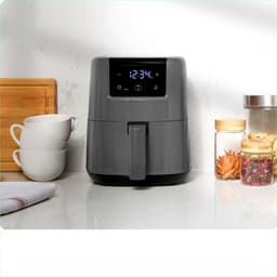 SVN® Mini Airfryer - Airfryer - Airfryer Klein - Grijs - ‎‎22cm x 26cm x 26cm — thumbnail 2