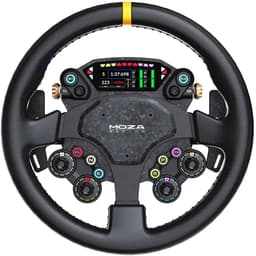 MOZA Racing CS Pro Stuurwiel – 13 inch GT Stuur – Carbon Fiber – Aluminium Behuizing – Sim Racing – PC — thumbnail 1