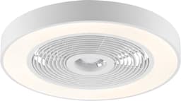 Brilliant Catania - Plafondventilator - LED 40W - CCT - 2700K-6500K - Dimbaar - ICRGB - Nachtlicht - Timer - Afstandsbieding - Wit — thumbnail 1