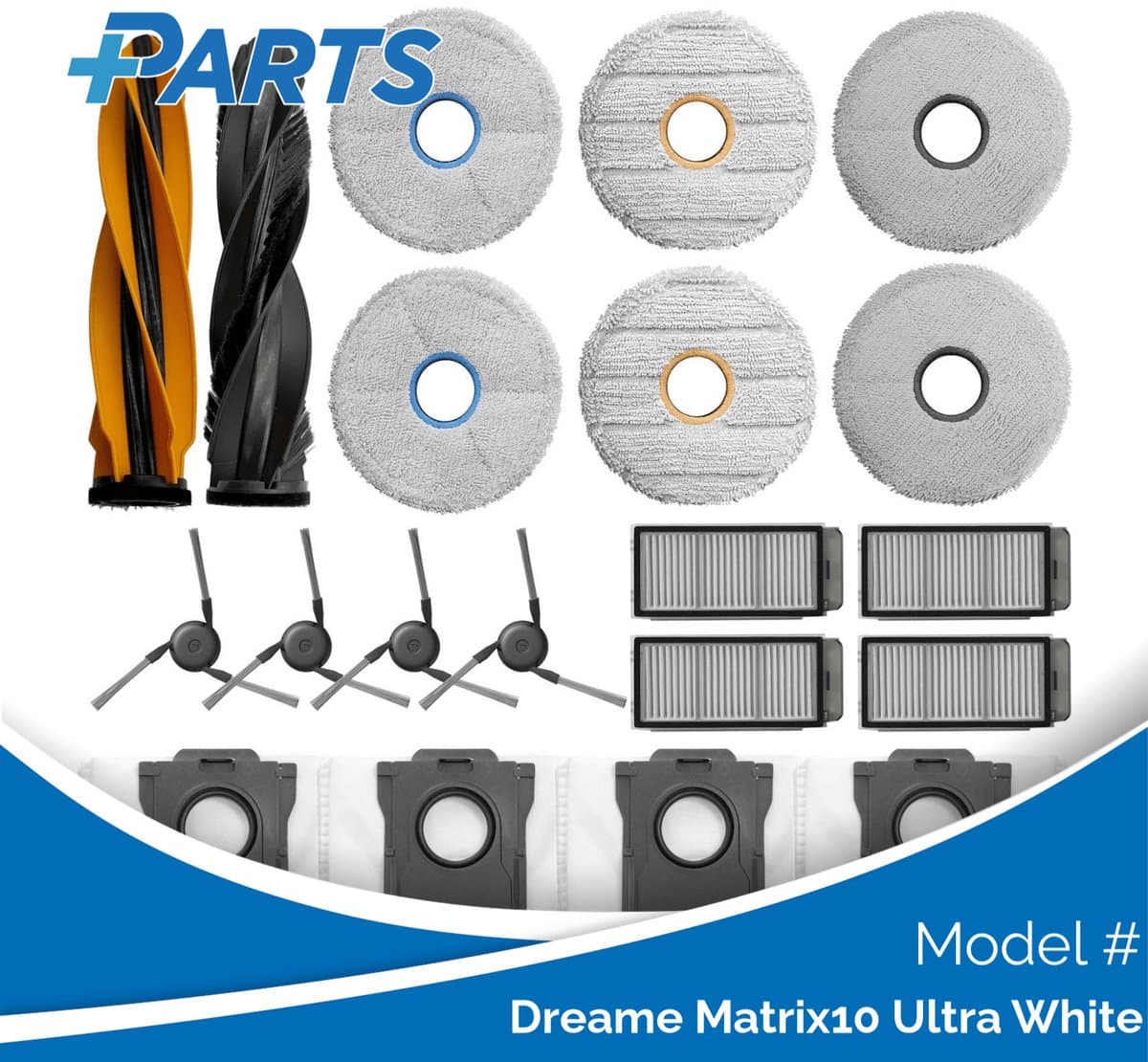 Dreame Matrix10 Ultra White Onderhoudsset (Plus.Parts® alternatief voor RAK76) — afbeelding 1