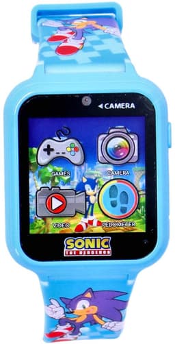 Accutime Sonic kinder smartwatch met selfiecamera en games - blauw. — thumbnail 3