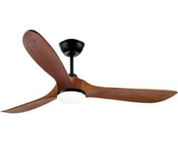 Bovista Plafondventilator - Met Verlichting - Plafond Ventilator - Met Lamp - Plafonniere Met Ventilator - Met Licht - Stijl A - 150cm