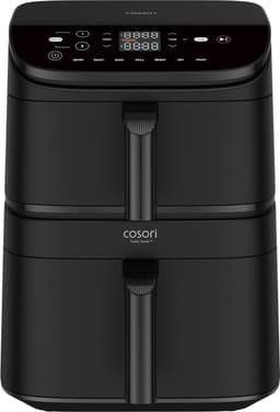 Cosori Turbo Tower Dubbel 10,8 l Vrijstaand 2630 W Heteluchtfriteuse Zwart — thumbnail 1