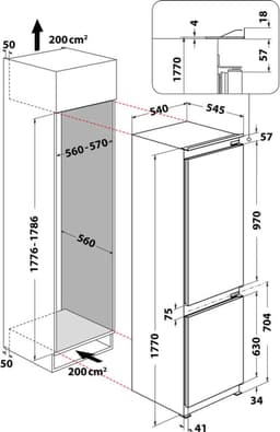 Whirlpool ART66102 Inbouw Koel-vriescombinatie — thumbnail 4
