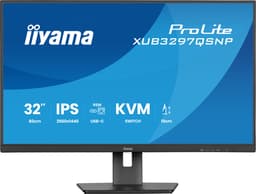iiyama ProLite XUB3297QSNP-B1 - 32 inch - QHD - IPS - USB-Hub (4x) - Verstelbaar - USB-C Dock - KVM-switch — thumbnail 5