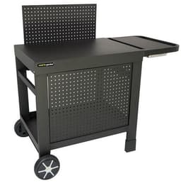 COOK'IN GARDEN REVA 110 PREMIUM buffetkast - 100% metaal - Werkblad (L.108 x B.55 cm) - 1 lage plank, 1 rok, 1 dressoir — thumbnail 1