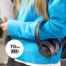 PHILIPS TAH6509 Ruisonderdrukkende Over-Ear Wireless Bluetooth Headphones - Superieure gesprekskwaliteit, Geschikt voor Voice Assistant met tot 45 uur muziekafspeeltijd - Zwart — thumbnail 4