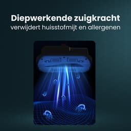 Purgato Huisstofmijt Stofzuiger - UV Lamp - USB Oplader - Kruimeldief - Paars — thumbnail 3
