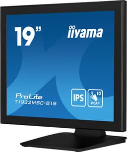 iiyama ProLite T1932MSC-B1S computermonitor 48,3 cm (19") 1280 x 1024 pixels Full HD LED touchscreen voor op tafel zwart — thumbnail 2