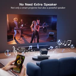 Lexium Mini beamer - Projector - Beamerscherm - Projectiescherm - Outdoor & Indoor Projector - — thumbnail 3