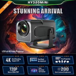 Lexium Mini beamer - Projector - Beamerscherm - Projectiescherm - Outdoor & Indoor Projector - — thumbnail 2