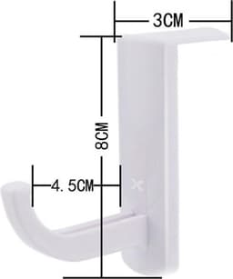 Universeel hoofdtelefoon Hanger PC Monitor Desk Headset Stand houder haak (ZWART) — thumbnail 4