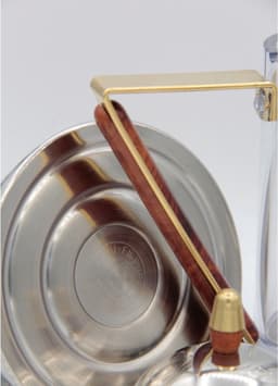 G.A.T. Italia Cristal RVS 4-kops - Percolator 200ml - Inductie - Made in Italy — thumbnail 3
