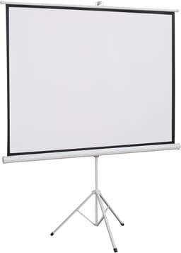 COVREO Beamer doek met statief 84 inch 171 x 131 cm wit, verstelbaar — thumbnail 4