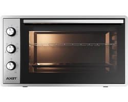 Inbouwoven Compact - Kleine Oven - Koken en Bakken - Hydroclean Reiniging - 42 Liter - Grijs