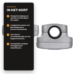 Handvat Houder Bevestig Beugel Klem - 26mm - Aluminiumlegering - Anti-roest - Geschikt voor Strimmer Trimmer Grasmaaier - 26mm — thumbnail 2
