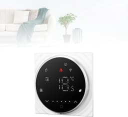 Slimme Ketelthermostaat - Programmeerbare Thermostaat - Energiebesparing Thuis - Nauwkeurige Temperatuurregeling - 13mm Dun Paneel - Wit — thumbnail 3