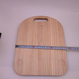 Mixer Schuifmat - Keukenapparaat Mat - Moeiteloos Verplaatsen - Stevig Hout Materiaal - 40 x 30 cm - Houtkleur — thumbnail 4
