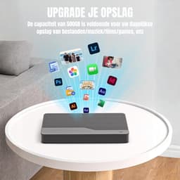 QORA® SSD Externe Harde QORAijven - SSD Externe Harde QORAijf - Zwart - 14cm x 9cm x 3cm — thumbnail 4