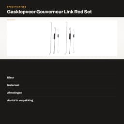 Dailygoods- Gasklepveer Set - 2x Terugstelveer - 2x Veer voor Snelheidsregeling - Voor GX140/GX160 - Metaal - Slijtvast - Motoronderdeel — thumbnail 5