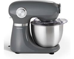 Keukenmachine - Mixer Banket - Bakken Ingrediënten - Planetair Systeem - 5 Liter Kom - Grijs