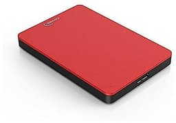 Externe Harde Schijf - Draagbare Opslag - Bestanden Opslaan - Snelle Data Transfer - 320 GB - Rood — thumbnail 2