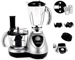 Keukenmachine - Keukenrobot - Mengen en Blenden - 500 Watt Motor - 1.5L Blender - Zilver Zwart