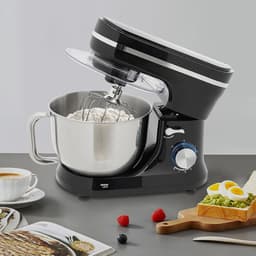 Keukenmachine - Deegmachine Mixer - Bakken en Koken - Stil & Krachtig - 45 Liter - Zwart — thumbnail 3