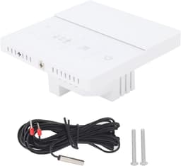 Slimme Thermostaat - Temperatuurregelaar WiFi - Energie Besparen - LCD Touchscreen Bediening - AC90-240V - Wit — thumbnail 1