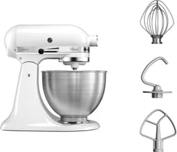Keukenmachine - Mixer Keuken - Bakken en Koken - Robuust metalen design - 43 L - Porselein White — thumbnail 2