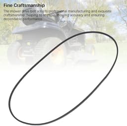 Grasmaaier Aandrijfriem - Vervangende riem - Gazon Onderhoud - Versterkte Nylon Structuur - 28 x 25 x 5 cm - Zwart — thumbnail 3